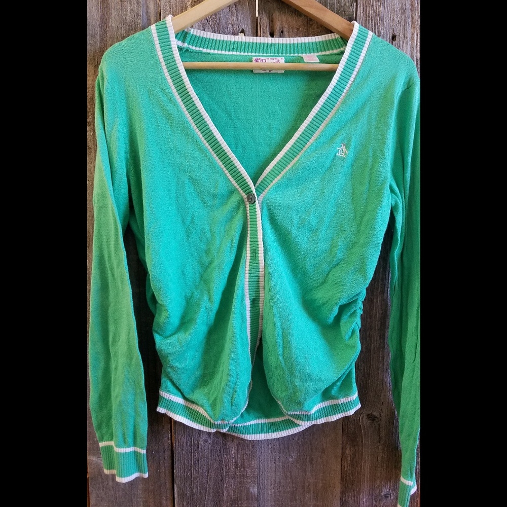 Original Penguin Medium Green Cardigan